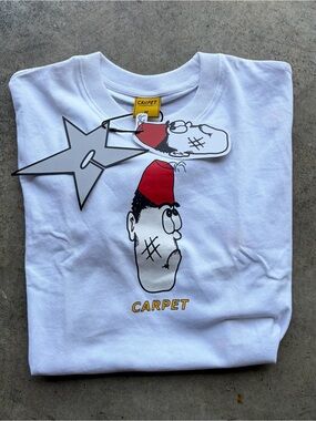 Carpet Company Shirt White Moroccan Limited Skateboard Streetwear New